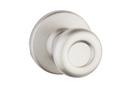 Metal Passage Door Knob in Satin Nickel