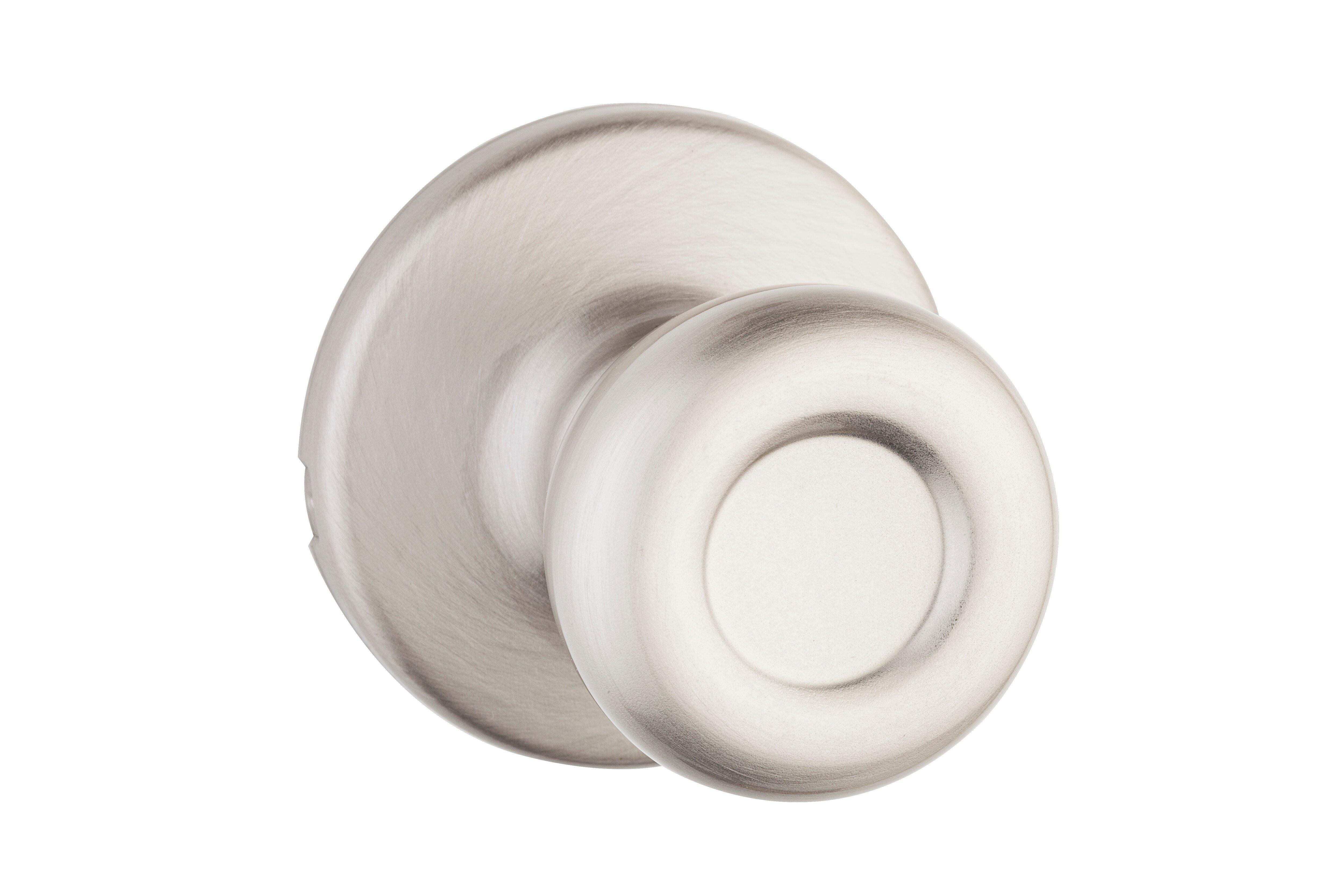 Kwikset Satin Nickel Metal Passage Door Knob 