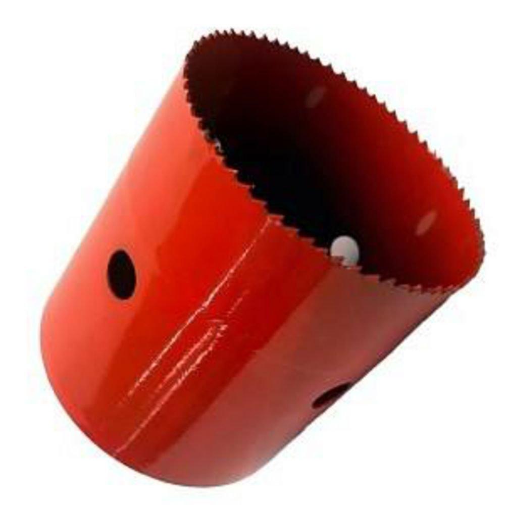 Red Hole Saw in Red 