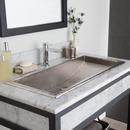 Native Trails Brushed Nickel Self-rimming/Drop-in and Undermount Bathroom Sink 