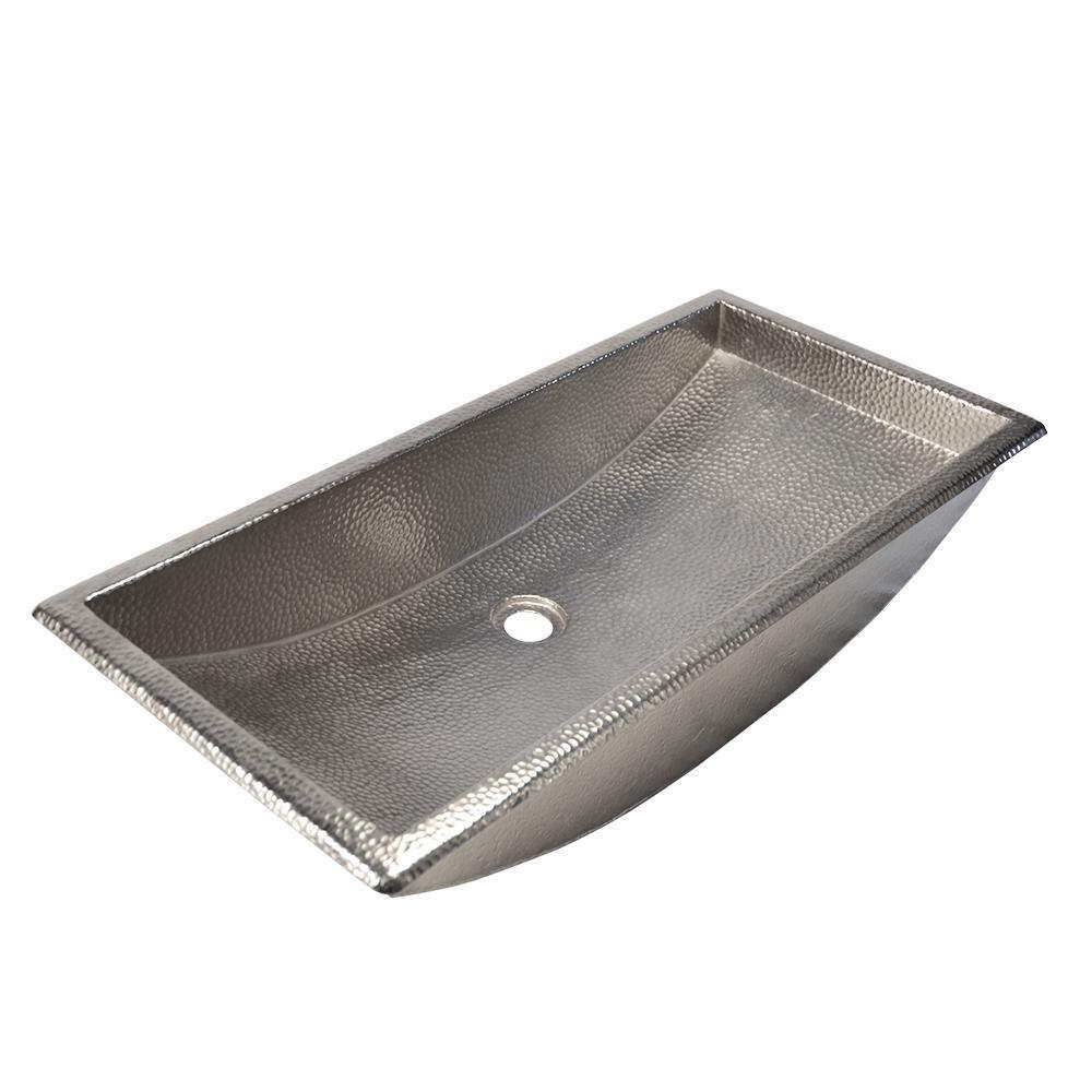 Native Trails Brushed Nickel Self-rimming/Drop-in and Undermount Bathroom Sink 