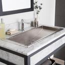 Native Trails Brushed Nickel Self-rimming/Drop-in and Undermount Bathroom Sink 