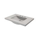 Native Trails Ash 30-1/2 in x 21-3/4 in Single Bowl Concrete Vanity Top 