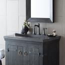 Native Trails Slate 30-1/2 in x 21-3/4 in Single Bowl Concrete Vanity Top 