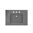 Native Trails Slate 30-1/2 in x 21-3/4 in Single Bowl Concrete Vanity Top 