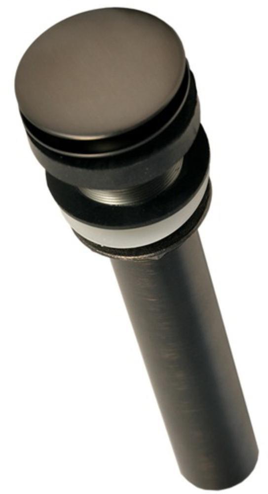 Native Trails Oil Rubbed Bronze Push to Seal Dome Drain 