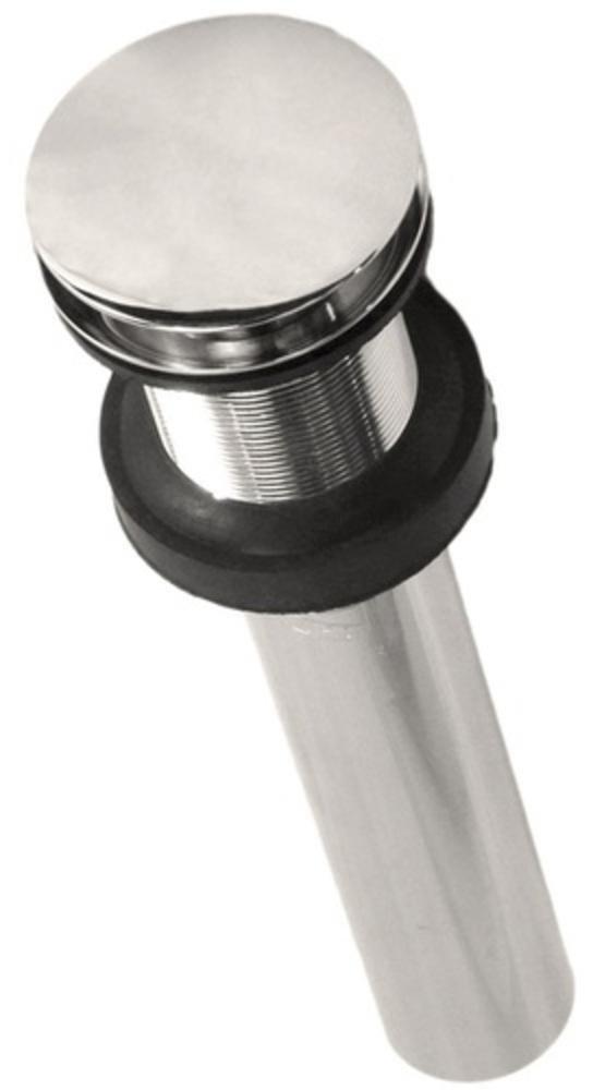 Native Trails Polished Nickel Push to Seal Dome Drain 