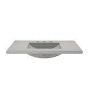 Native Trails Ash 36-1/2 in x 21-3/4 in Single Bowl Concrete Vanity Top 