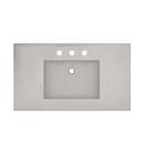 Native Trails Ash 36-1/2 in x 21-3/4 in Single Bowl Concrete Vanity Top 