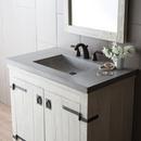 Native Trails Ash 36-1/2 in x 21-3/4 in Single Bowl Concrete Vanity Top 