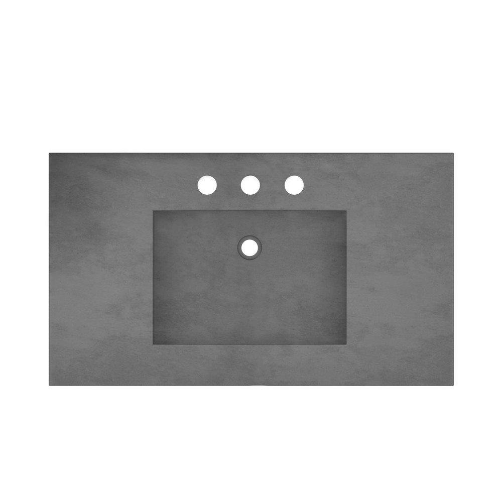 Native Trails Slate Vanity Top with Integral Sink 