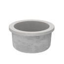 Native Trails Ash 16 x 16 in. Drop-in and Undermount NativeStone® Bar Sink 