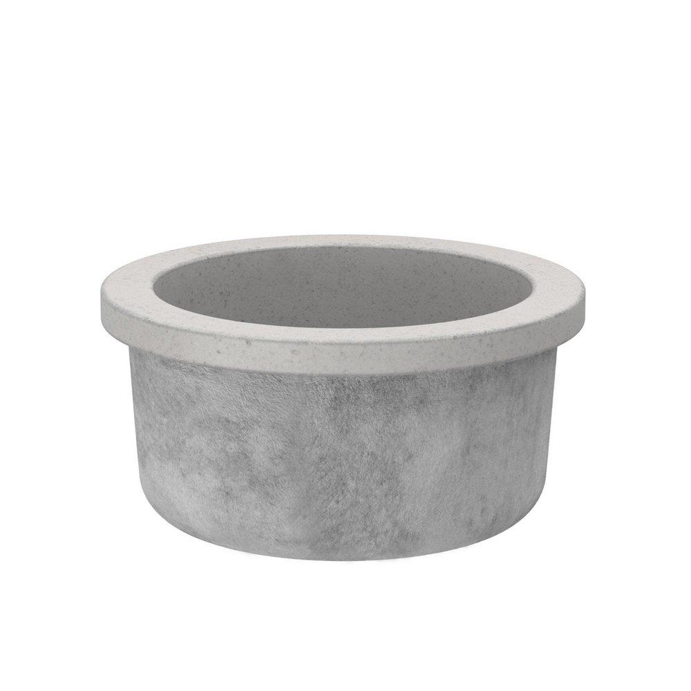 Native Trails Ash 14 x 14 in. Drop-in and Undermount NativeStone&reg; Bar Sink 