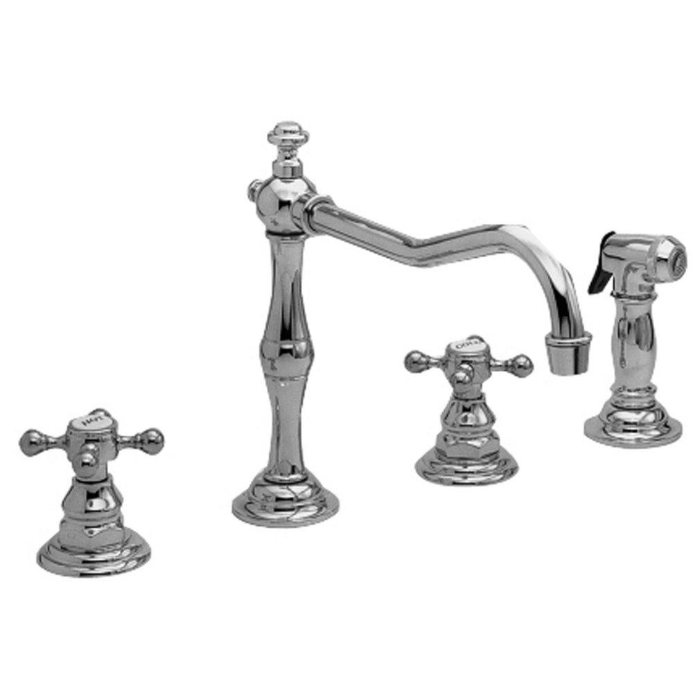 Newport Brass Polished Chrome Two Handle Kitchen Faucet 