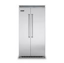 42 in. 25.32 cu. ft. Counter Depth, Side-By-Side and Full Refrigerator in Stainless Steel