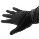 Component Manufacturing Black Rubber Glove in Black 
