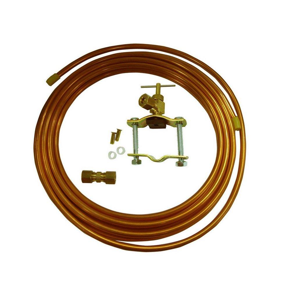 PROFLO® Brass OD Tube x OD Compression Ice Maker Kit in Brass 