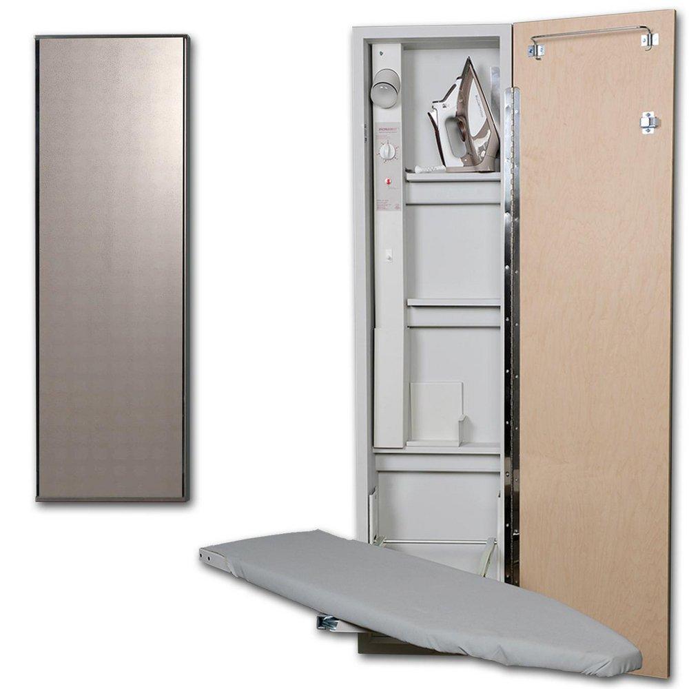Iron-A-Way Mirror Premium Adjustable Swivel Electric Ironing Center 