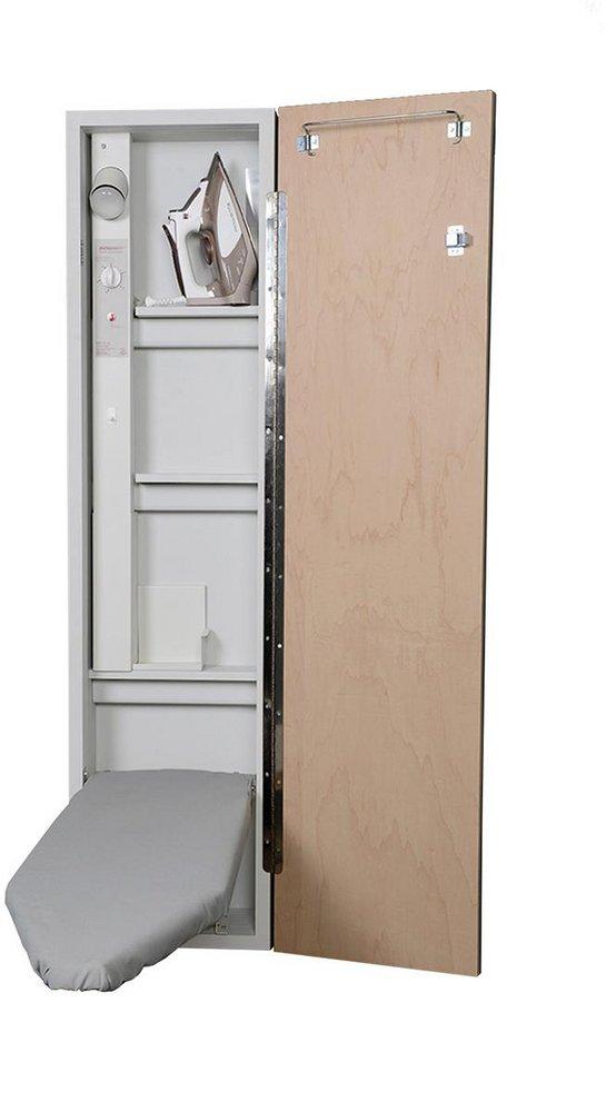 Iron-A-Way Unfinished Wood Extra Pack Wood Birch Ironing Center in Grey 