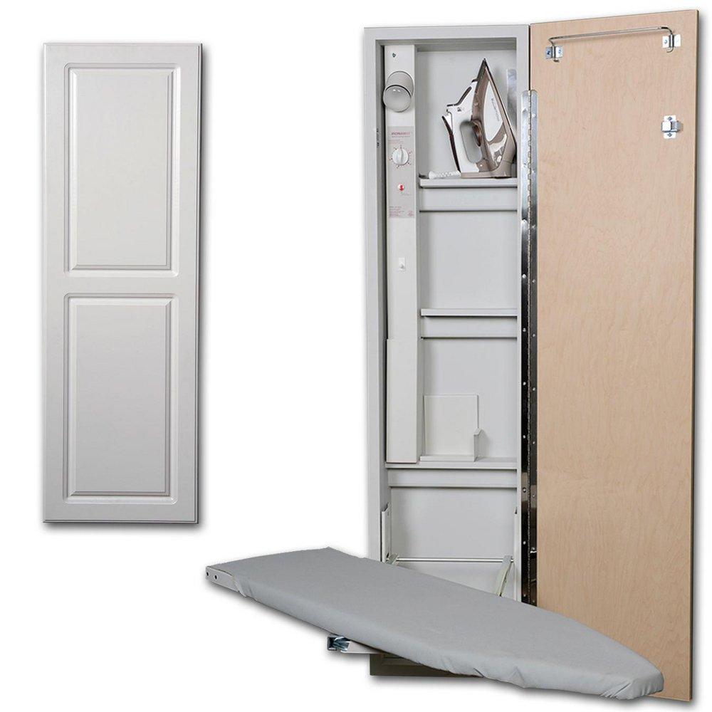 Iron-A-Way White Premium Adjustable Swivel Electric Ironing Center 