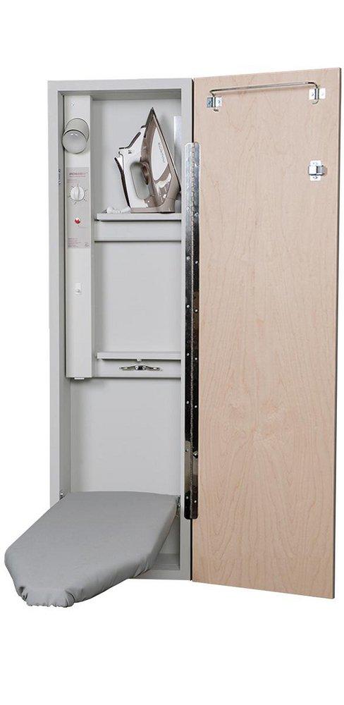 Iron-A-Way White Wood and Metal Flat Mave Wood Door 