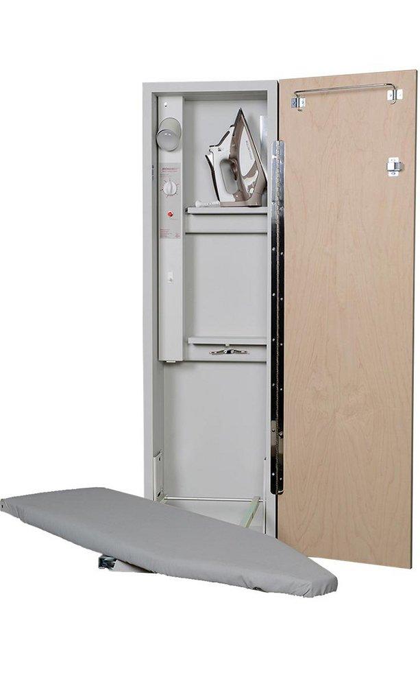 Iron-A-Way Unfinished Wood Birch Ironing Center 