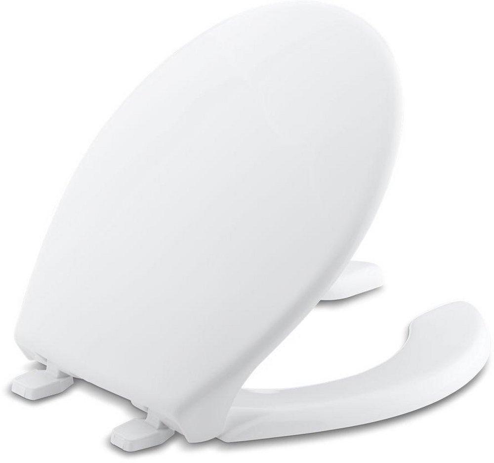 KOHLER White Round Front Toilet Seat 