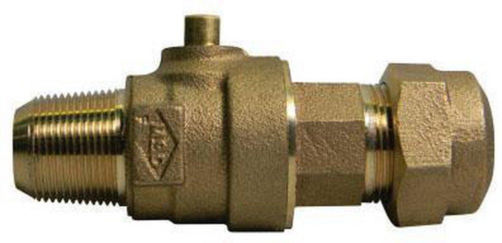 A.Y. McDonald CC x Tube Brass Corporation Stop 