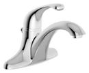 Centerset Bathroom Sink Faucet with Single Lever Handle in Polished Chrome