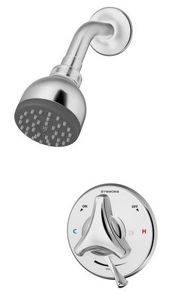 One Handle Single Function Shower Faucet in Polished Chrome