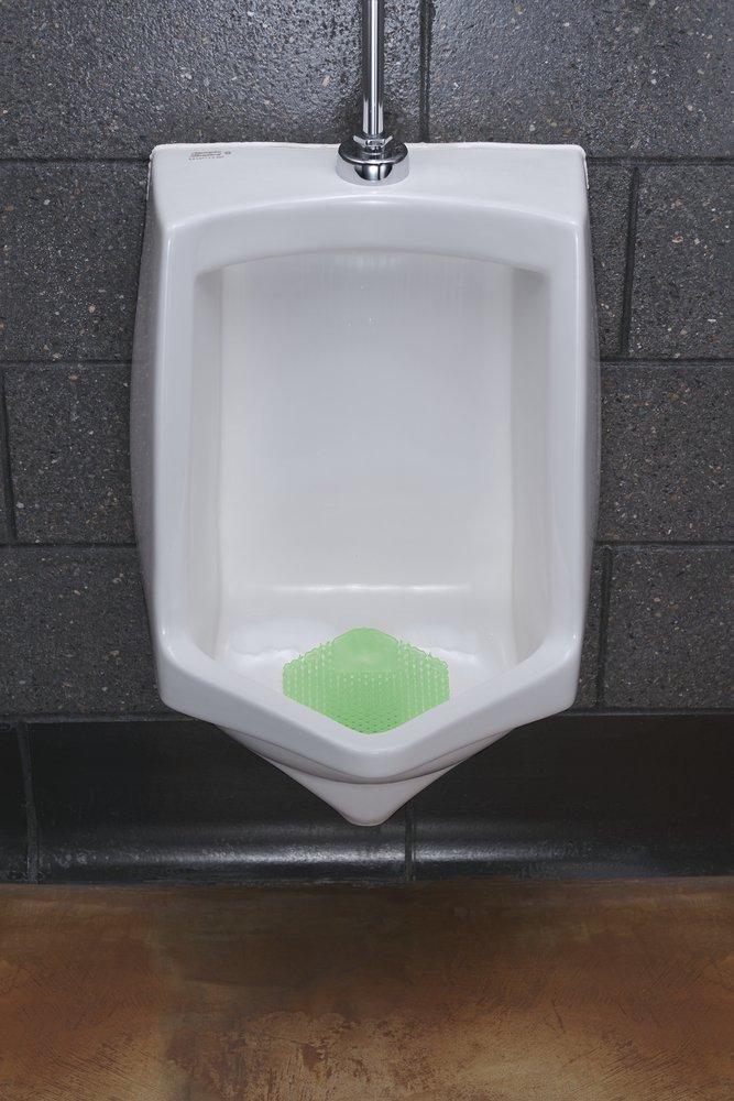 Fresh Products Green Urinal Screen in Green 