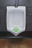 Fresh Products Green Urinal Screen in Green 
