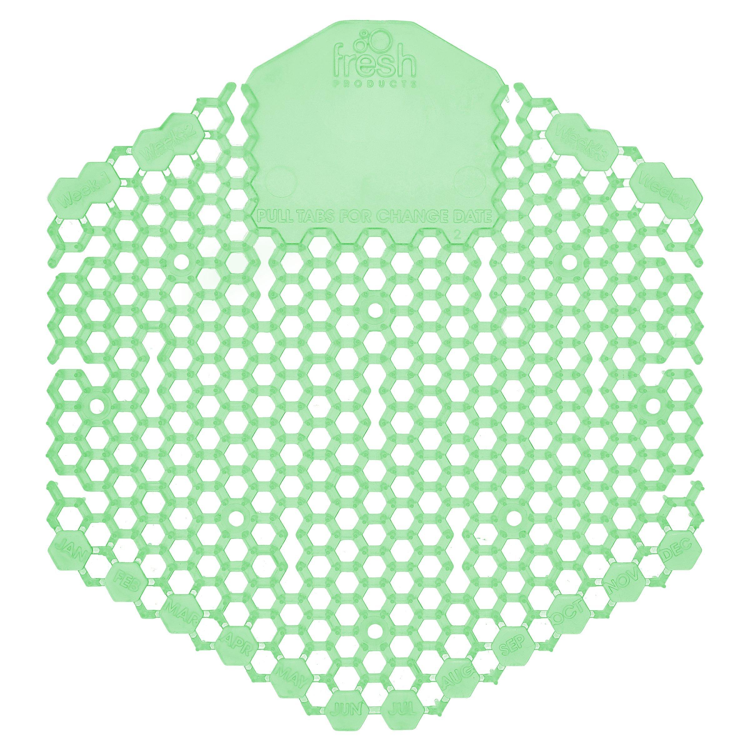 Fresh Products Green Urinal Screen in Green 