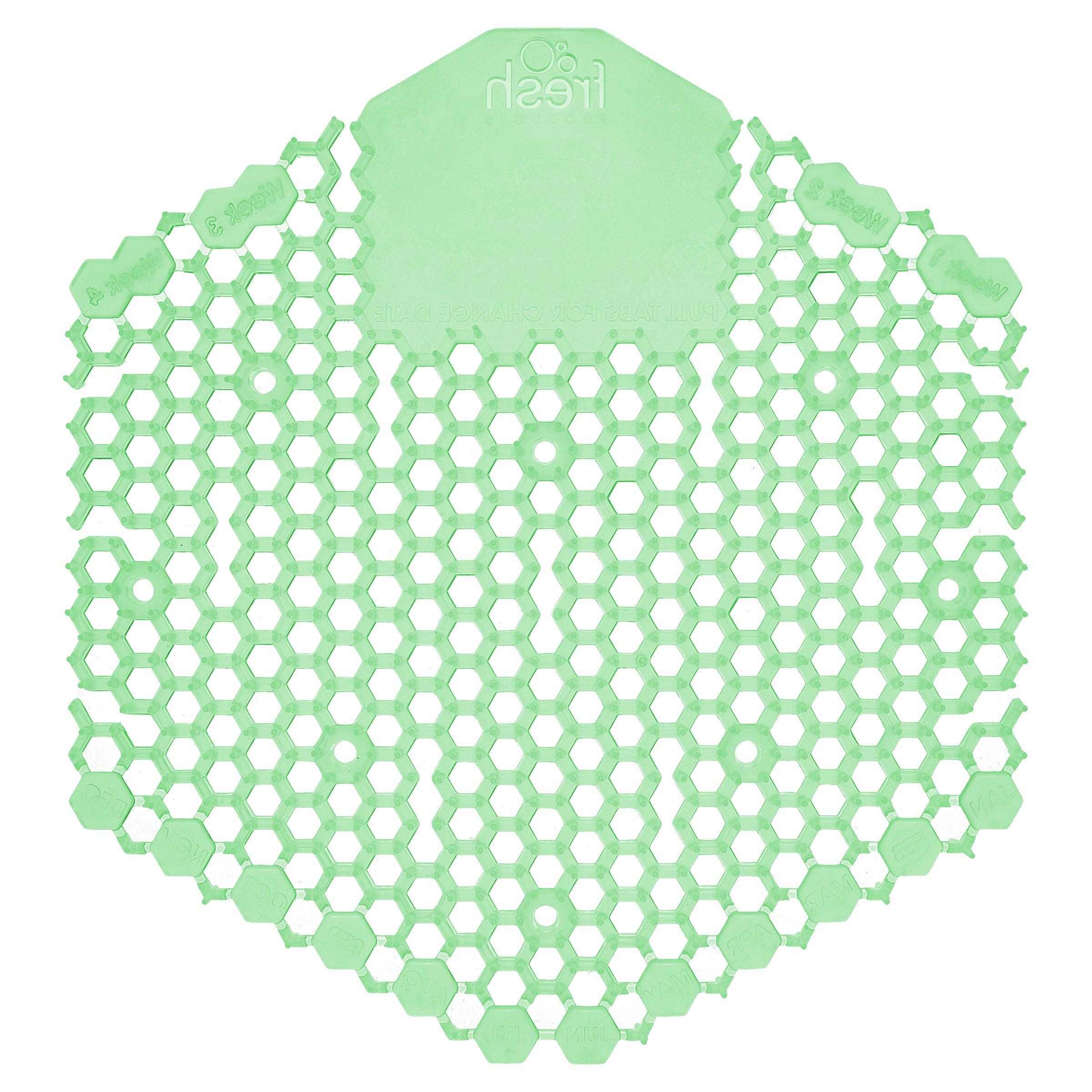 Fresh Products Green Urinal Screen in Green 