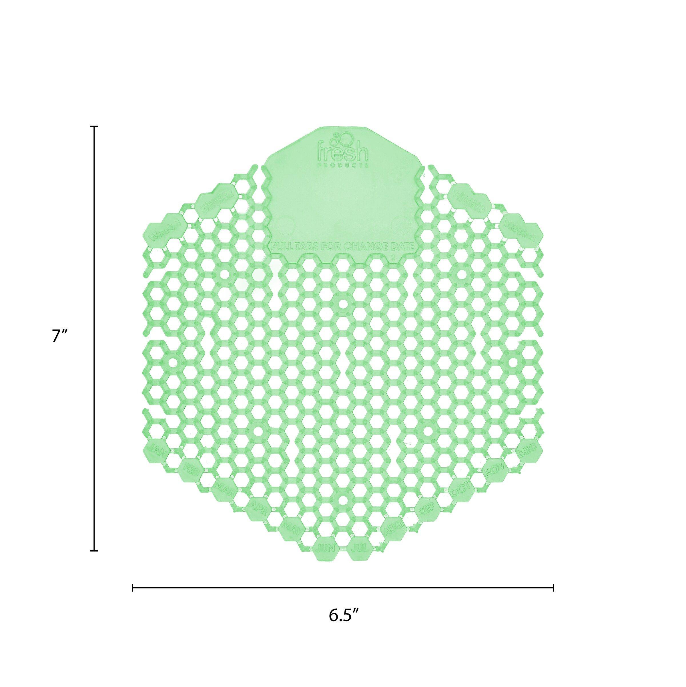 Fresh Products Green Urinal Screen in Green 