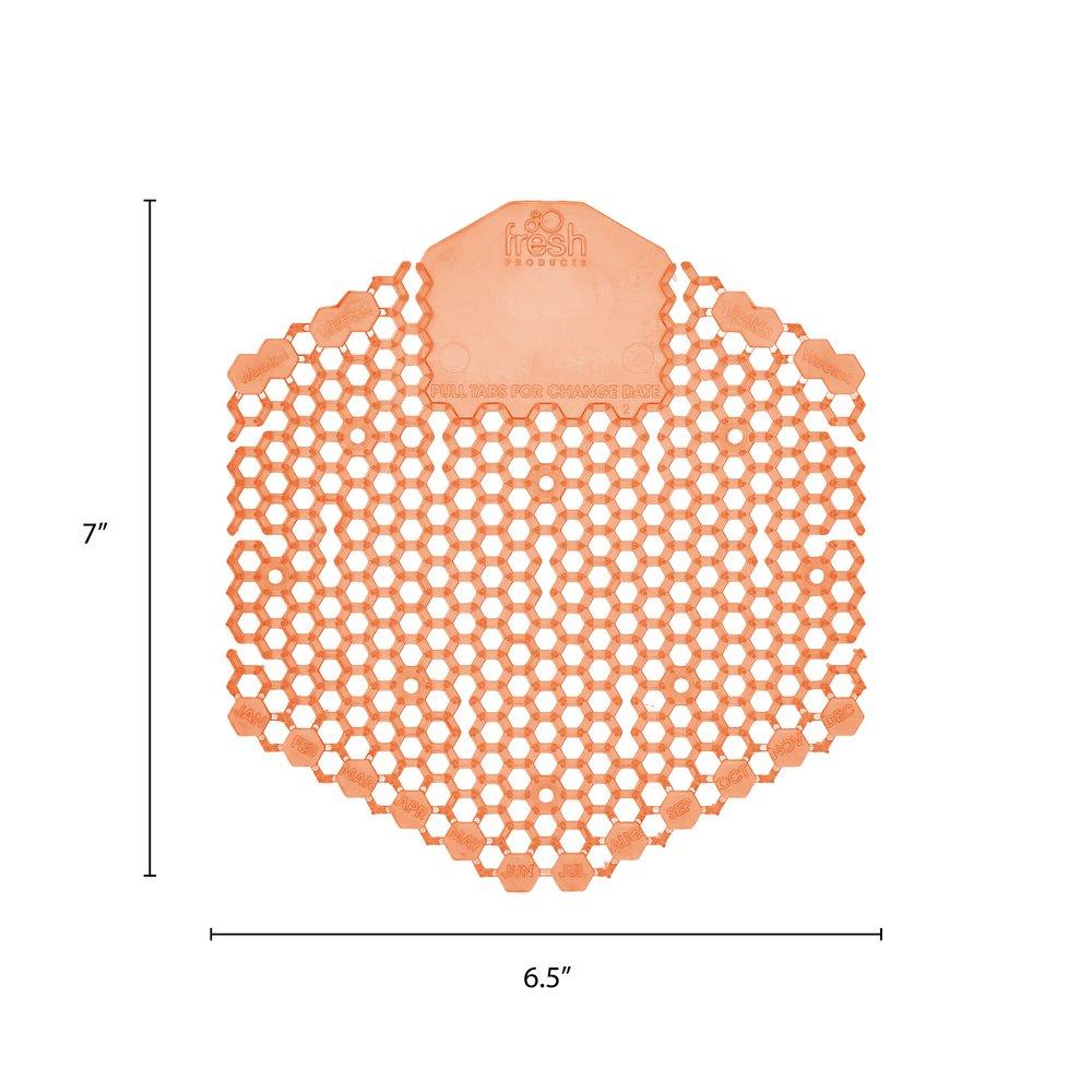 Fresh Products Orange Urinal Screen Deodorizer (Box of 10) 