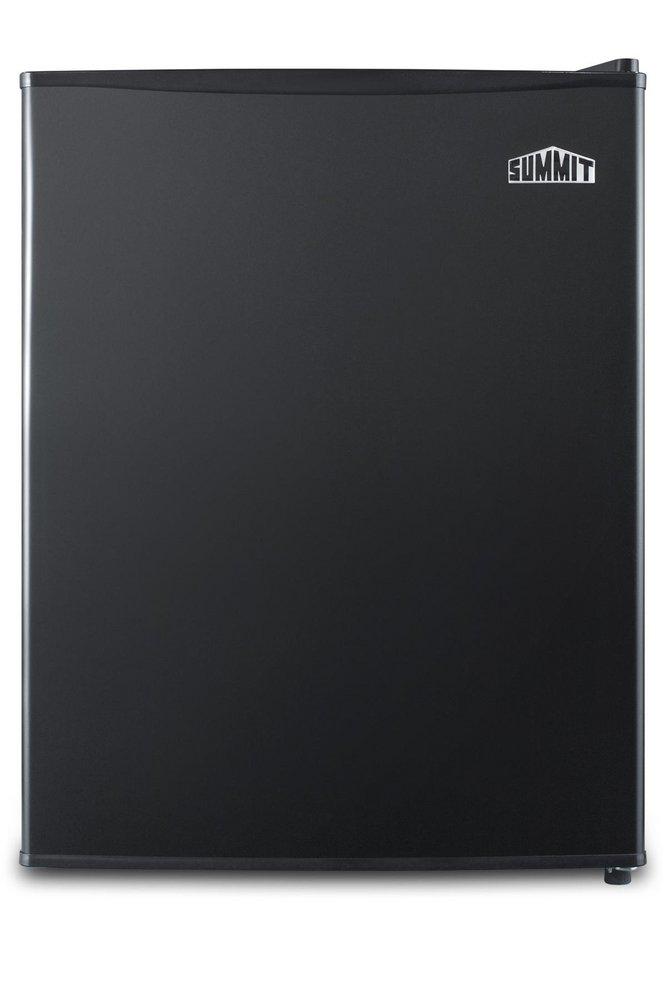 Summit Appliance Black 18-1/2 in. 2.4 cu. ft. Compact, Full Refrigerator 
