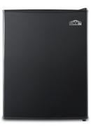Summit Appliance Black 18-1/2 in. 2.4 cu. ft. Compact, Full Refrigerator 