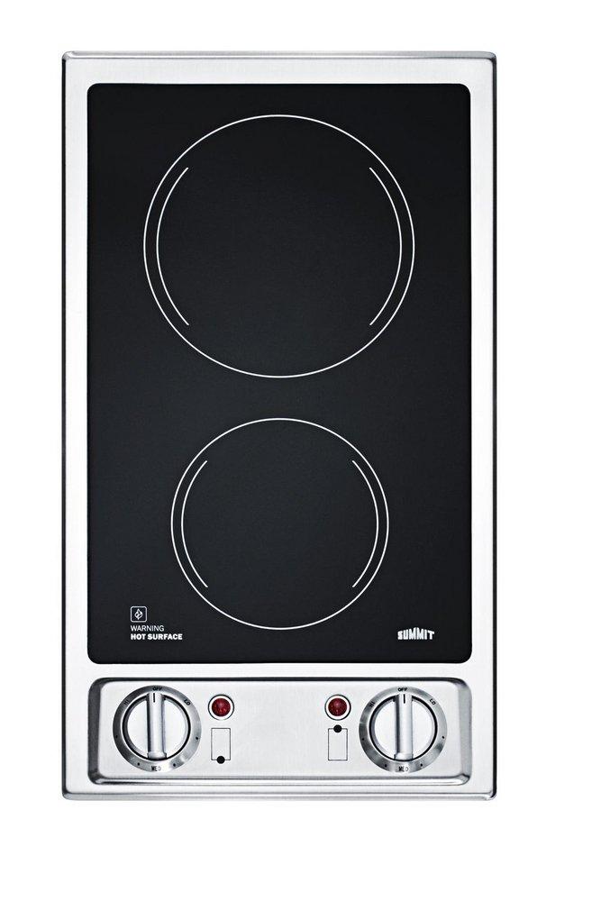 Summit Appliance Black 11-1/4 in. Drop-In Electric Cooktop 