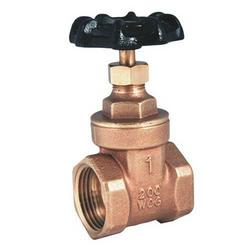 1-1/2 in. Brass Conventional Port FNPT Gate Valve