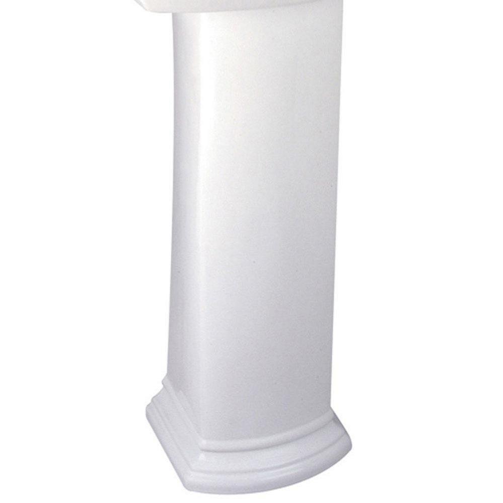 Mansfield Plumbing Products White Pedestal Sink Base 