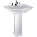 Mansfield Plumbing Products White Pedestal Vessel 