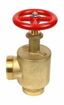 Fire-End & Croker Rough Brass 2-1/2 in. Cast Brass Angle Hose Valve 