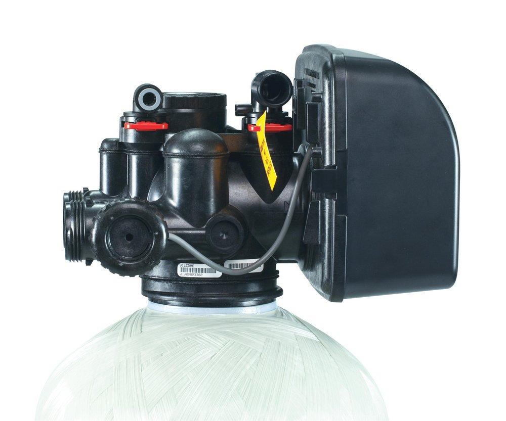 Lancaster Water Treatment Black Water Softener with Bypass 