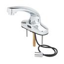 T&S Brass Polished Chrome Centerset and Sensor Bathroom Sink Faucet 
