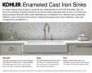 KOHLER White 3-Hole 1-Bowl Laundry Sinks 