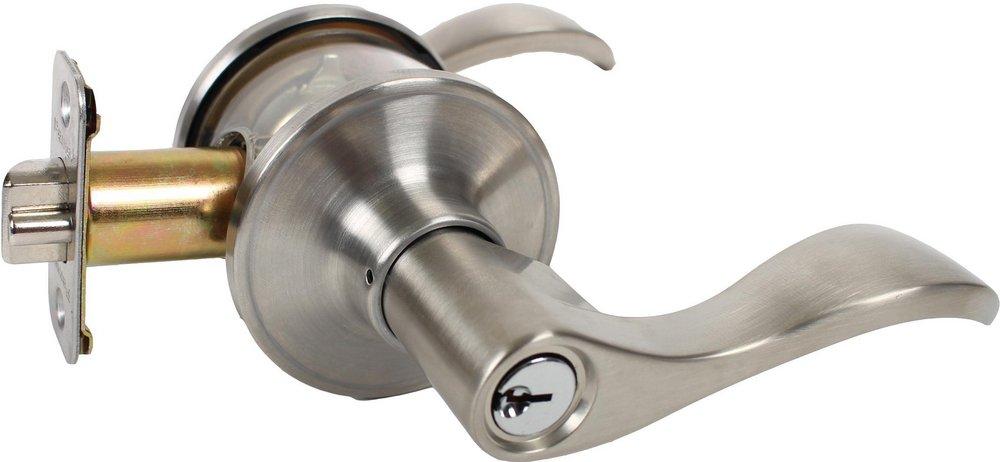 Pamex Satin Nickel Reversible Right Hand Entry Lever 