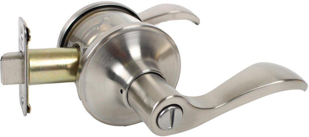 Pamex Satin Nickel Left Hand Privacy Lever Reversible 