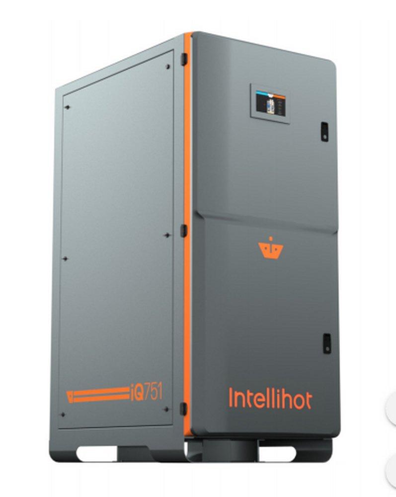 Intellihot Inc. Indoor or Outdoor Condensing Natural Gas and Propane Tankless Water Heater 