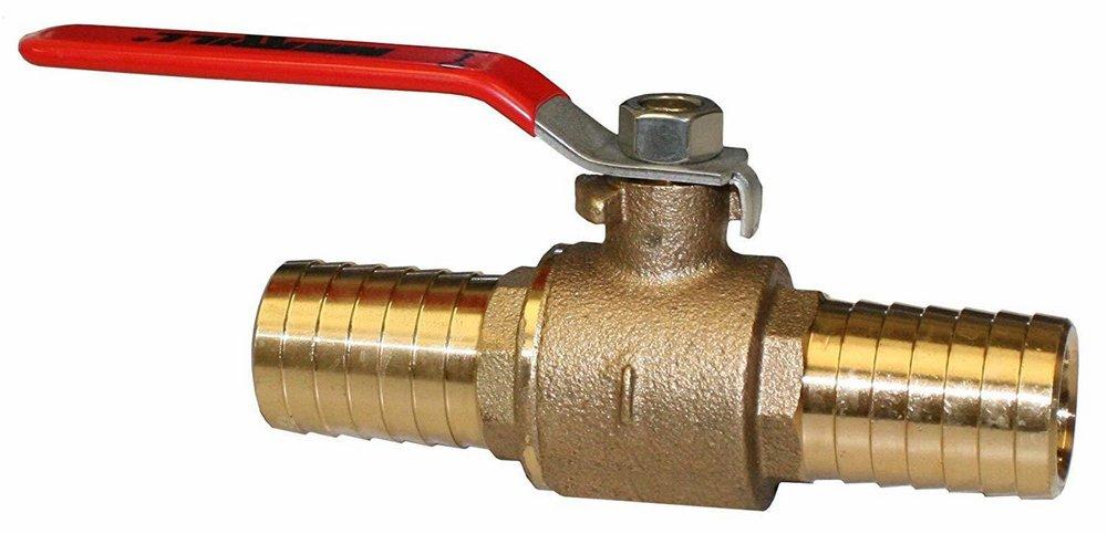 Merrill Manufacturing Brass Full Port Barbed Ball Valve 